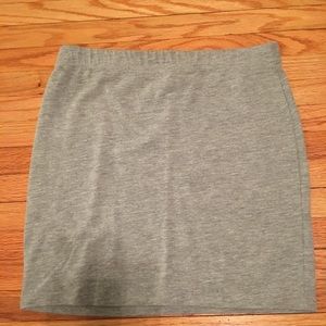 ASOS gray jersey skirt